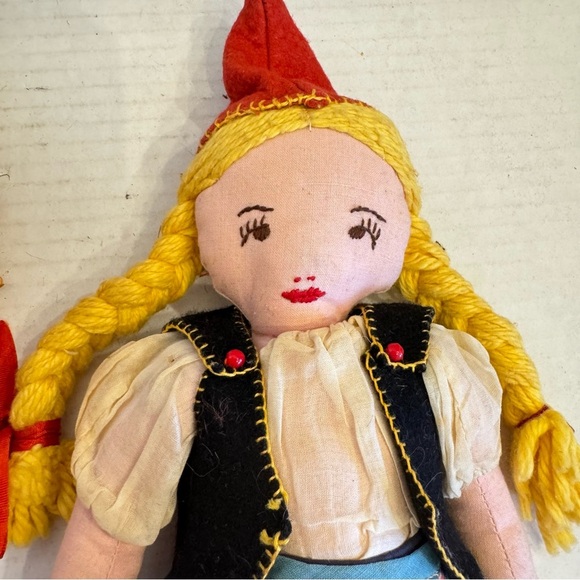 Vintage Lot of 3 Collectible Dolls 6-14" Lot Of 3 Dressed Dolls - Picture 9 of 15